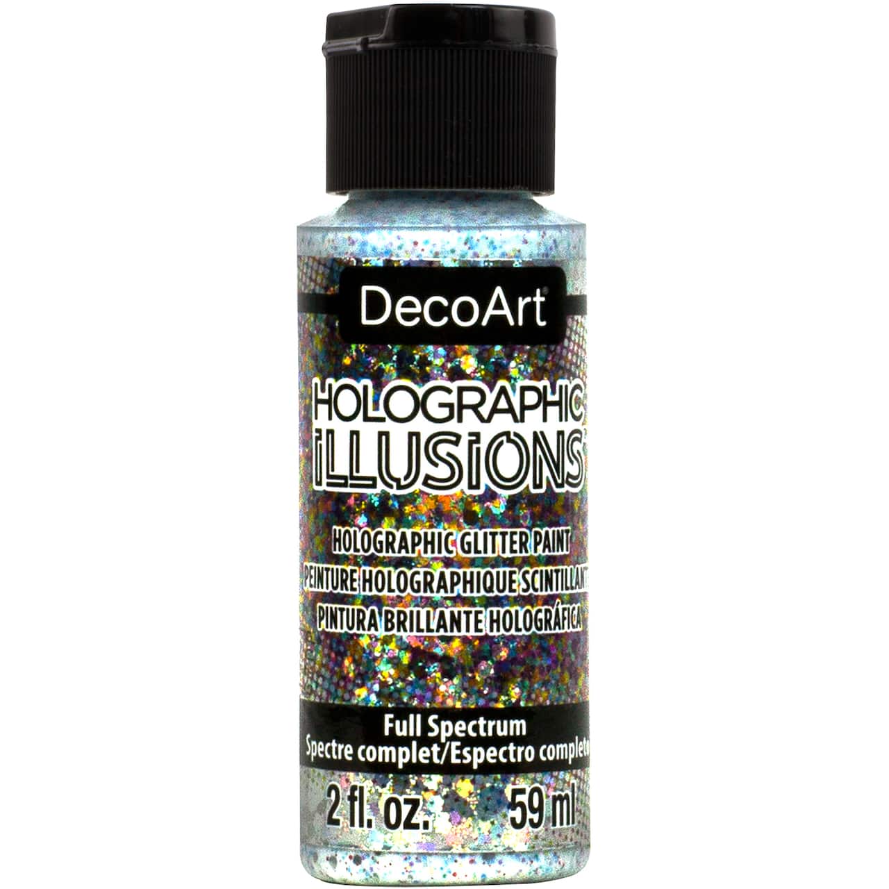 12 Pack: DecoArt&#xAE; Holographic Illusions&#x2122; Glitter Paint